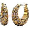 SANICO SRL BJT290 ORECCHINI PEONY 16 MM GOLD PLATED