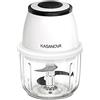 KASANOVA Tritatutto elettrico a batteria con contenitore, bianco da 300 ml
