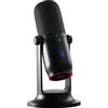 Thronmax Mdrill One (M2) Microfono a condensatore (nero) per registrazioni professionali HD (48 kHz) in qualità da studio per podcast / streaming / chat / gamePlay / Youtube / ecc.