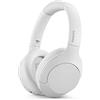 PHILIPS TAH8506BK, Cuffie senza fili con cancellazione del rumore, Con microfono, Bluetooth, 60 ore di attività, Bianco (White)