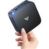 NiPoGi Mini PC 8GB DDR4 + 256GB M.2 SSD, Mini Computer, AK1Plus 12th Ιntel Alder