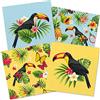 Folat Tovaglioli tucano tropicale 33 x 33 cm - 20 pezzi