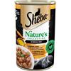 SHEBA 400 g Nature's Collection Paté con tacchino, cuori di pollame e olio di pesce guarnito con carote