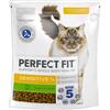 PERFECT FIT (Sensitive 1+) 750 g Ricco di tacchino - cibo secco per gatti con apparato digerente sensibile