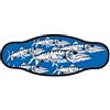 Best Divers In/Cuda, Cinturino Maschera Neoprene Doppio Foglio Barracuda Unisex Adulto, Multicolore, Taglia