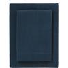 Zucchi Set 1+1 Solotuo Asciugamani+Ospite in Tela Nido d'Ape Puro Cotone N173 Blu