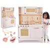 StrMy Toys cucina per bambini in legno altezza 100 centimetri cucina gioco con pentole acce