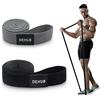 DEHUB Elastici e bande,DEHUB 2PCS Pull Up Elevata elasticità Panno spesso bende elastiche palestra durevole lunga Bande di Resistenza,per Glutei allenamento forza, terapia fisica,Pilates Esercizio