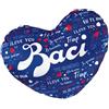 Perugina Baci Perugina Cuscino Cuore Ti Amo In Tutte le Lingue del Mondo con Cioccolatini Fondente Luisa Classico all' Interno 75gr. Idea Regalo San Valentino, Festa degli Innamorati