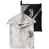 JUVENTUS hermet Juventus FC, Accappatoio in Microfibra Tinta Unita, Bianco, Salvaspazio, Taglia 8/10 Anni, Prodotto Ufficiale