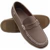 Zerimar Mocassino da Uomo in Vera Pelle, Calzatura Elegante e Leggera per Uso Quotidiano o Formale, Scarpa Confortevole, Colore Marrone, Taglia 41.