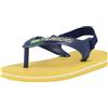 Havaianas Baby Brasil Logo II, Infradito Unisex-Bimbi 0-24, Pop Yellow Amazon, 19 EU