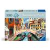 Ravensburger 12001365 Venezia Anziani, con 100 Pezzi Extra Grip, Grande Immagine e Base per Puzzle