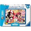 Ravensburger - Puzzle Mickey and Minnie, 200 Pezzi XXL - Puzzle Bambini 8 Anni, Collezione Disney, Giochi Educativi e Divertenti, Idee Regalo