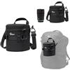 Lowepro ProTactic LCS 11 x 15 III, Borsa per Obiettivo Fotografico, Adatta a 12-24mm F/2.8, per Fotocamere DSLR e Mirrorless, Vol-1.5L Dim: 15x11x11cm, Zaino per Fotocamera, per Fotografi/Videografi