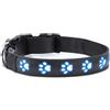 Ankilo Collare luminoso a LED per cani, ricaricabile, collare luminoso per cani, taglia regolabile, 7 colori che cambiano il colore, S