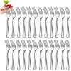 Gifcomda Set di 24 Forchette da Dolce, 14,5 cm, Raffinate forchette da dessert lucidate a specchio, Per casa, Ristorante, Feste, Lavabili in Lavastoviglie