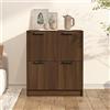 Lalfkkii Credenza Cucina Legno Mobile Soggiorno Sideboard Armadietto Cassettiera Armadio da Bagno rovere marrone 60x30x70 CM