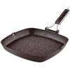 ILSA Bistecchiera dietetica Marmorella alluminio pressofuso antiaderente cm 26x26