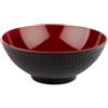 APS Asia plus coppa melamina lucida rosso e nero Ø cm 24x9,5h