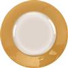 JUSTGLASS Sottopiatto vetro falda Oro Ø 33 cm (ad esaurimento) (minimo 6 pezzi)