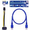 ATEC by Carboni Christian ATEC - Riser PCI-E/PCI Express Ver006C x1 to x16 scheda USB 3.0 x Schede Grafiche GPU, Mining, Crypto - (1 x Riser Ver006C)