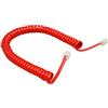 Vdaxvme Cavo Telefonico della Cornetta del Telefono Cavo A Spirale da 6 Piedi Cavo della Cornetta del Telefono Fisso A Spirale RJ9 4P4C