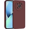 WBWONE Cover per Huawei Honor Magic 4 Lite / Magic4 Lite 4G / 5G, Fotocamera tutto Compreso Anti-Graffio Antiurto Custodia in Morbida Silicone TPU Protettiva Case - Vino Rosso
