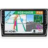 YUNTX PX6 Android 10 Universal Autoradio - 4G+64G - 8 Pollice - GPS 1 Din - Telecamera Posteriore & Map Gratuiti - Supporto DAB/Controllo del volante / 4G / WiFi/Bluetooth 5.0 / Mirrorlink/USB