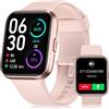 aeac Smartwatch Donna Chiamate, 1,7 Orologio Smartwatch Uomo Donna con Fare Chiamate Risposta Vivavoce, Alexa Integrato, Cardiofrequenzimetro SpO2 Sonno, Orologio Fitness Notifiche Messaggi Whatsapp