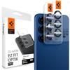 Spigen Glas.tR EZ Fit Optik Pro Protezione Fotocamera compatibile con Samsung Galaxy S25 Plus, 2 Pezzi, Nero, Anello Individuale, Durezza 9H Pellicola prottetiva
