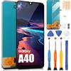 ARSSLY Schermo LCD per Samsung Galaxy A40, Display per Galaxy A40 A405F Incell, Touchscreen Digitazer Full Assembly Sostituzione Schermo con Riparazione Kit (Nero)