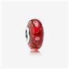Nbsameng Ciondolo in vetro di Murano, bracciale e ciondolo da donna, in argento Sterling 925, Pandora compatibile con Gnoce e Trollbeads, Argento
