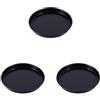 Paderno 11740-20 Teglia Pizza, in Ferro Blu, 20 cm (Confezione da 3)