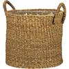 Scheurich Seegras 23 - Vaso da vimini con manici in erba marina, diametro 24 cm, altezza 20 cm, 7,5 l Vol.