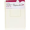 Papermania Set di 10 Carte e Buste con Apertura a 3 Strati Immagine Crema Formato A6 300 g/m²