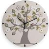 Egan Orologio Albero della Vita Verde