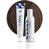Pop Italy Soielixir Tinta Permanente per Capelli in crema SENZA Resorcina, Parafenilendiammina e Ammoniaca 93 Colori - 100 ml - (Pack Tinta + Ossigeno 20 vol. - 7/8 Biondo Medio Nocciola)