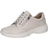 Caprice Sneaker da Donna Bassi in Pelle con Cerniera, Crema (Offwhite Nappa), 37 EU