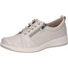 CAPRICE Comfort Sneaker da donna bassi in pelle con cerniera, Grigio (Stone Per.Deer), 37 EU