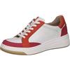 CAPRICE Sneaker da Donna Bassi in Pelle a Taglio Basso, Bianco (White Comb), 41 EU