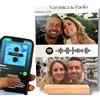 Vero Bijoux Targa Spotify Personalizzata - Idee Regalo Coppia - Regali Personalizzati Fidanzato Fidanzata Amica, Regalo di coppia per Lui e Lei, Foto Personalizzata Idea Regalo
