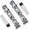 HAPPOW 2 pz 1681537 portalampada posteriore a LED con telaio per Ford Transit Mk6 MK7 2000-2014, ricambio per fanale posteriore 13N004-AB
