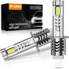 D-Lumina Lampadina H1 LED Canbus,100W 10000LM 6500K Chip CSP Super Luminoso,Lampadine LED di Ricambio Alogene,IP68 Impermeabile e Sistema di Raffreddamento Avanzato,2 pezzi