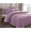 LIZZIE JACOBS Set copripiumino in pile di peluche Sherpa super morbido e caldo e accogliente set di biancheria da letto (set copripiumino matrimoniale, lilla)