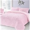 Lizzie Jacobs, Set copripiumino Cuddles in pile a pelo lungo, double-face, morbido, soffice, raffinato, caldo, comodo, confortevole, coccoloso (singolo, rosa)