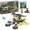 BRICK Flip LEGO Jurassic World Missione Dinosauro: Camion di Trasporto dell'Allosauro (76966) & L'incontro con il cucciolo di gorilla (30665)