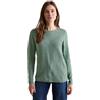 Cecil B302977 Camicia Strutturata, mélange Verde Salvia mélange, L Donna