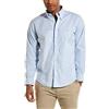 Brooks Brothers Camicia Sportiva Oxford Elasticizzata da Uomo a Maniche Lunghe Non Stirata Tinta Unita Non Stirata Oxford Sport Shirt Manica Lunga Tinta Unita, Azzurro, M