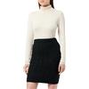 COBIE Gonna in Maglia, Nero, M-L Donna